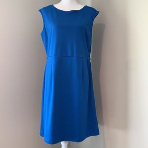 The Limited |  Bow Back Sheath Ponte Dress | Royal Blue | X-Large